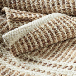 Dash & Albert Malta Natural Handwoven Wool Rug, Ivory, 5' x 8'