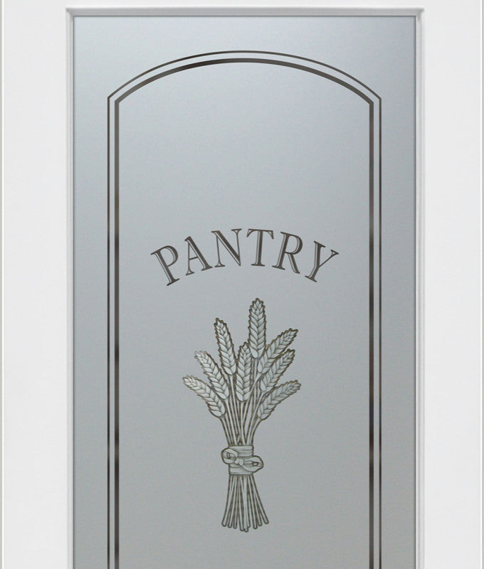 Pantry Door - Bundled Wheat Petite - Primed - 30" x 80" - Knob on Left -...
