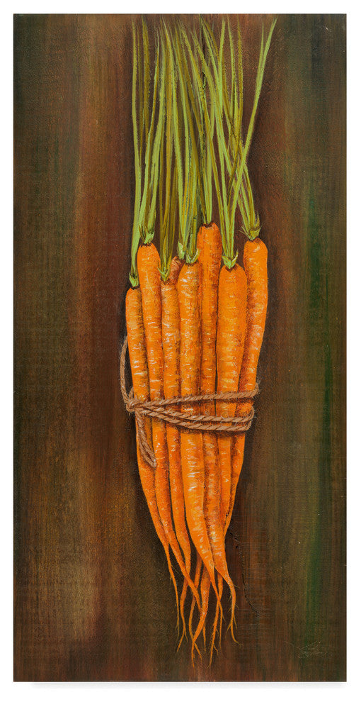 Gigi Begin 'Carrots' Canvas Art, 32"x16"