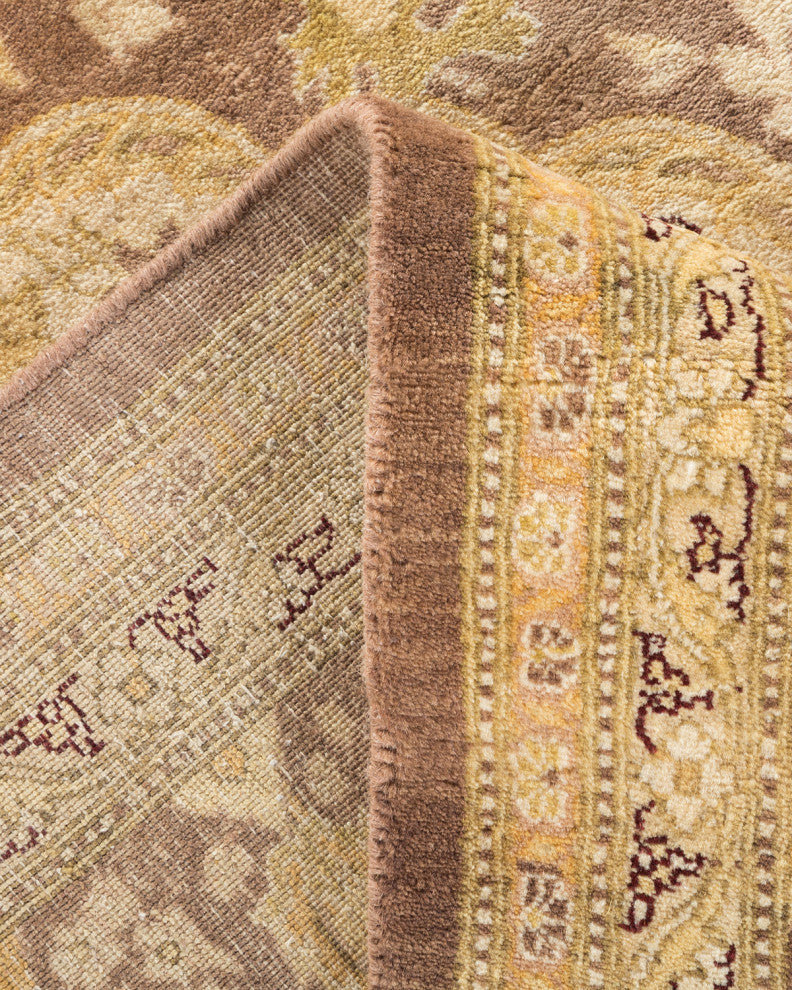 Quinn, One-of-a-Kind Hand-Knotted Area Rug Brown, 6'2"x9'1"