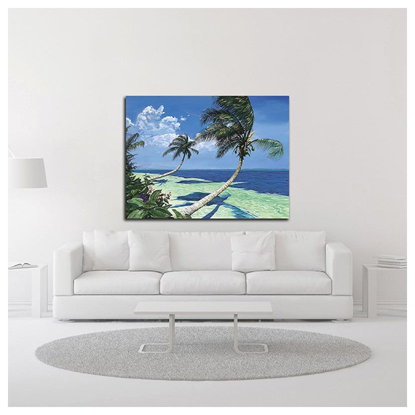 "Beckoning Palms" by Scott Westmoreland, Print on Canvas, 32"x24"