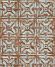 Natural Faux 2, Modern Geometric Stone Wood Rustic Wallpaper, Beige, Sample