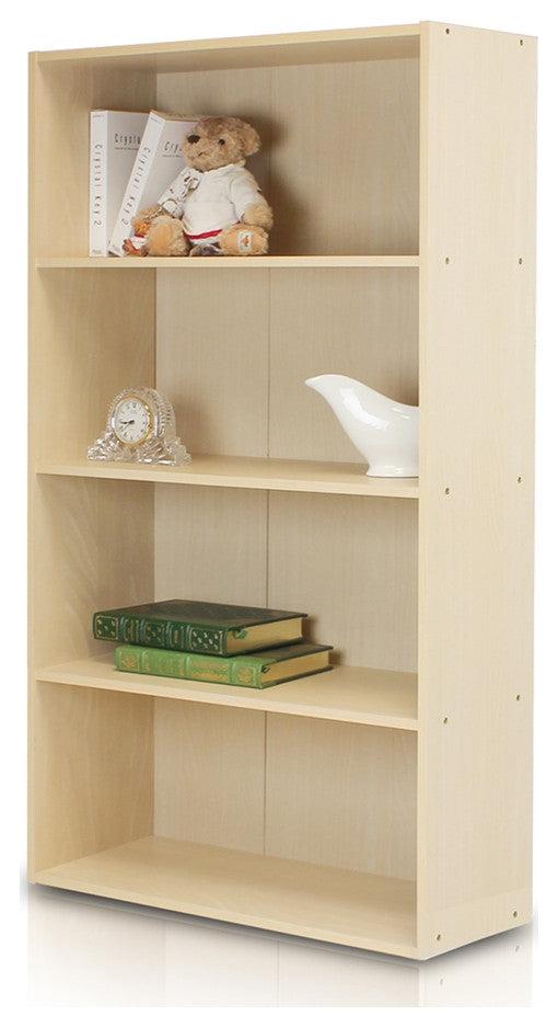 Pasir 4 Tier Open Shelf, Steam Beech