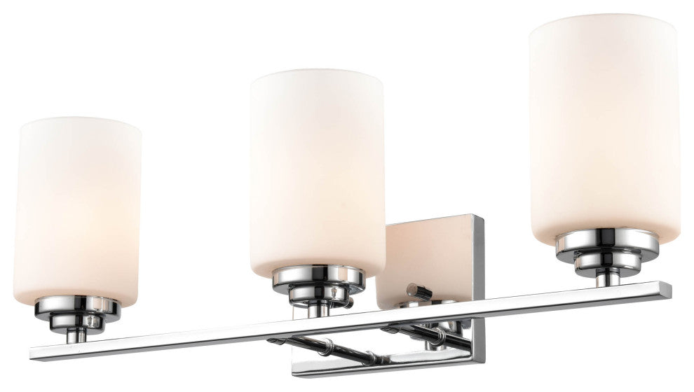 Millennium Lighting Durham 3-Light 22" Chrome Bathroom Vanity Light