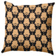 26" x 26" Cat Clowder Decorative Throw Pillow, Pale Gold