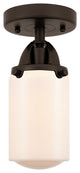 INNOVATIONS LIGHTING 288-1C-OB-G311-LED Dover 1 Light 4.5 inch Semi-Flush Mount