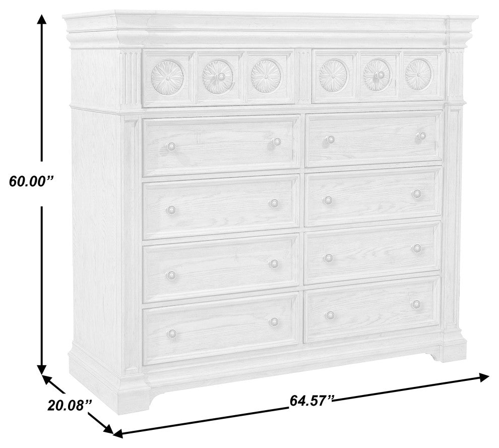 Kingsbury 10 Drawer Master Chest by Pulaski Furniture