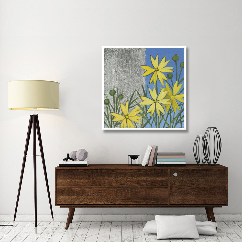 "Coreopsis I" Digital Paper Print by Kathrine Lovell, 42"x42"