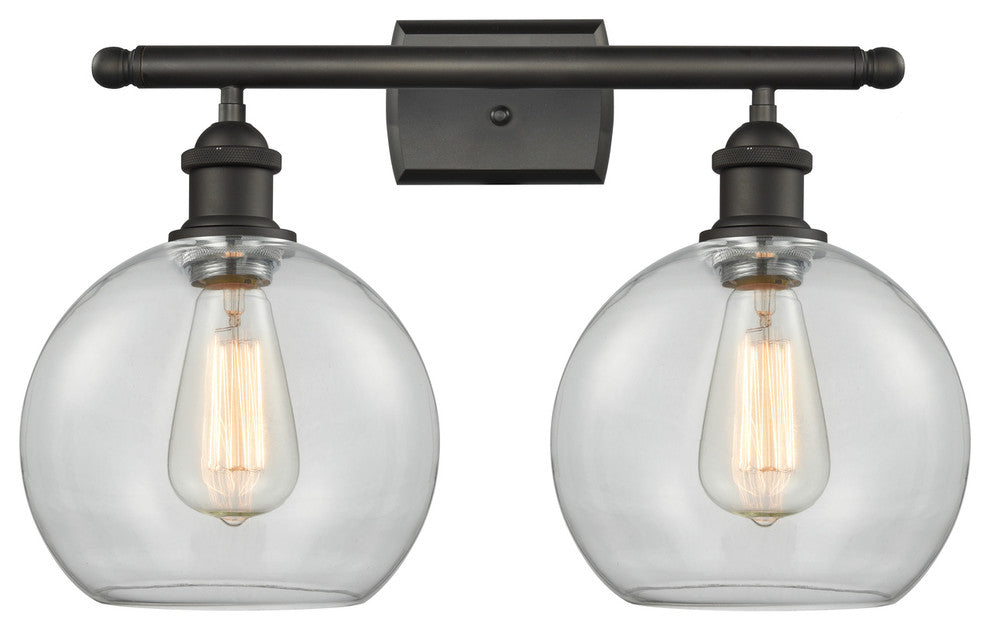 INNOVATIONS LIGHTING 516-2W-OB-G122-LED Athens 2 Light Bath Vanity Light