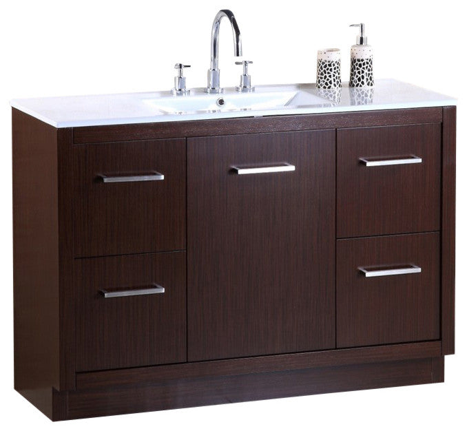 Single Sink Vanity, 48", Single Sink