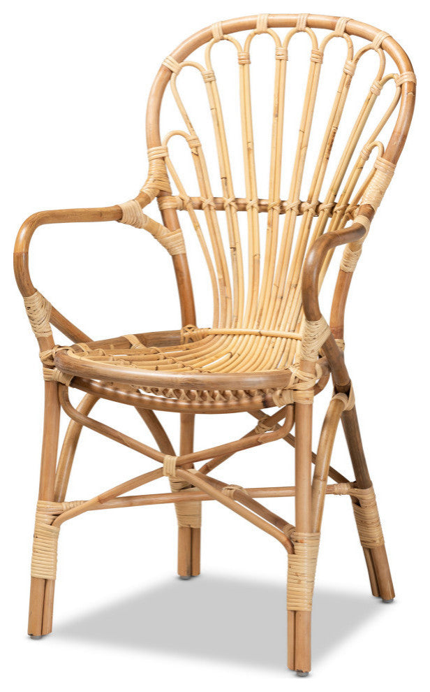 Bree California Coastal Rattan Dining Chair