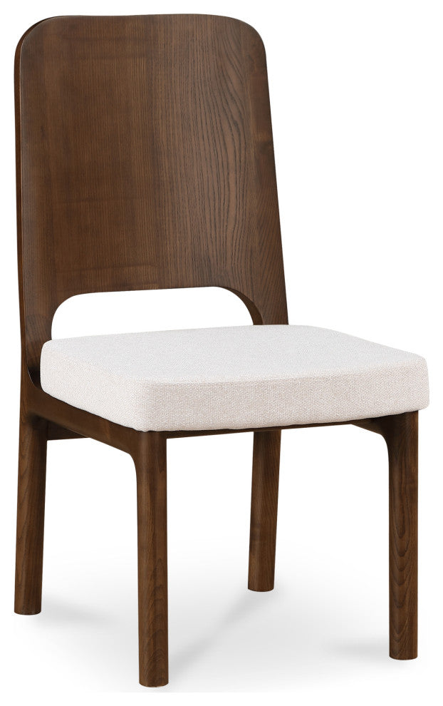 Kerr Dining Chair Walnut-Stained Ash Beige-Set of Two