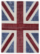Rug N Carpet - Handmade Oriental 5' 8'' x 7' 10'' Flag Patchwork Rug
