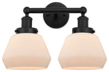 Fulton 2-Light 15.5" Bath Vanity-Light Matte Black