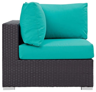 Convene 5 Piece Set Outdoor Patio with Fire Pit