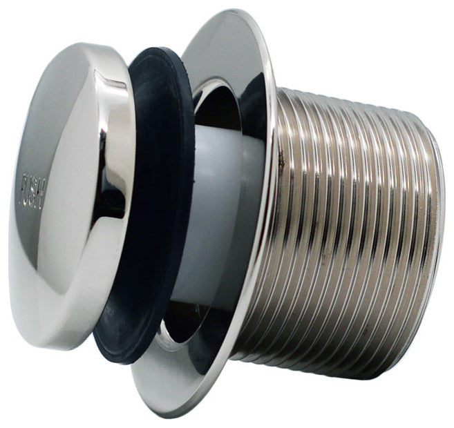 Above Floor Tip-Toe Trim and 2-Hole Overflow Cover, Polished Chrome