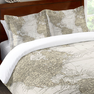 Laural Home Get Out and See the World Comforter Sham
