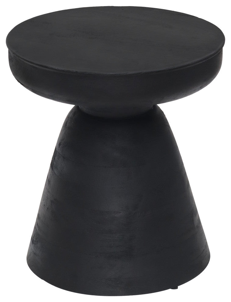 Sage Table Stool Matte Black