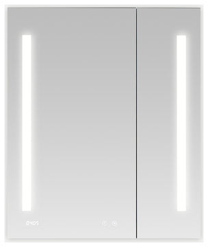 Signature Royale 36" LED Medicine Cabinet Defogger, Adjustable Magnifying Mirror