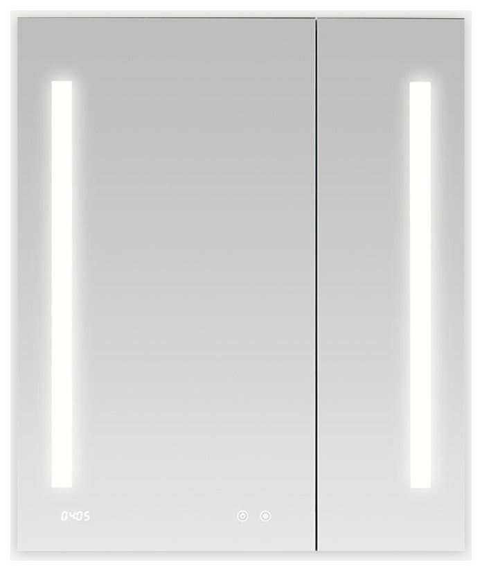 Signature Royale 36" LED Medicine Cabinet Defogger, Adjustable Magnifying Mirror