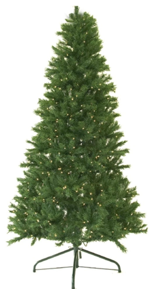 5'' Pre-Lit Canadian Pine Artificial Christmas Tree Candlelight, LED Lights