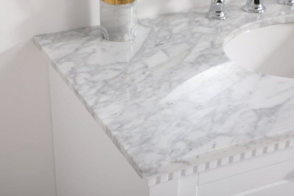 Home Living 42" Single Bathroom Vanity, White