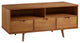58" 3-Drawer Mid-Century Modern TV Stand, Caramel