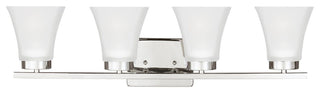Generation Lighting Lighting 4-Light Bayfield Sconce, Chrome, A19/100w