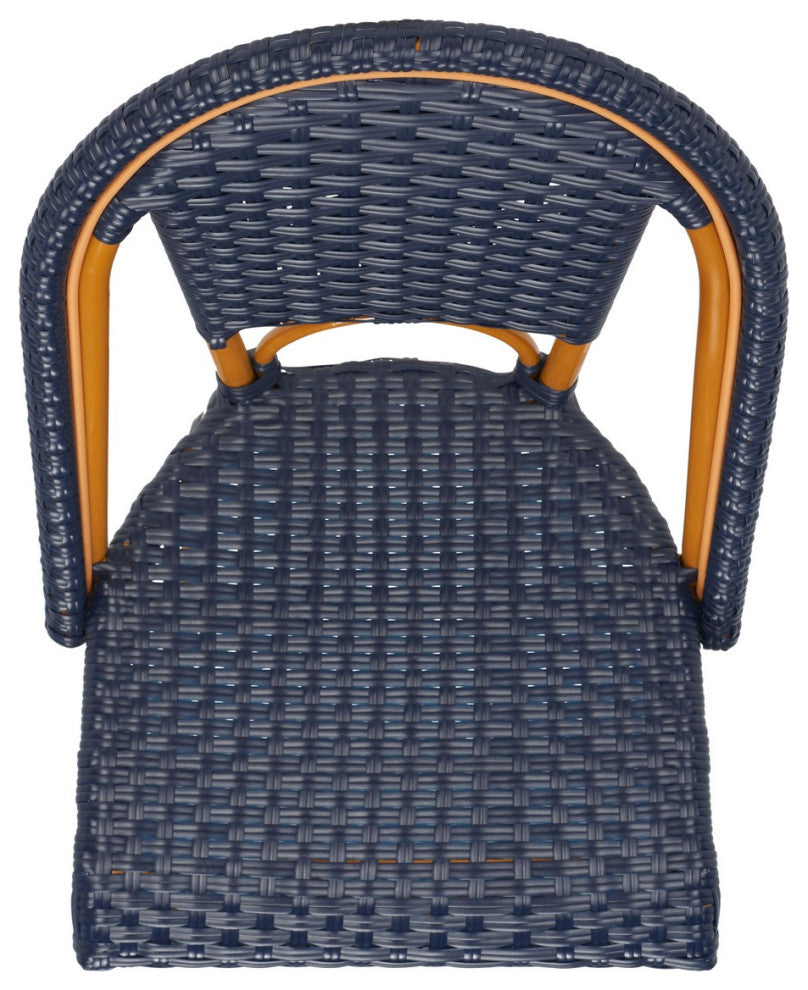 Safavieh California Bar Stool, Navy