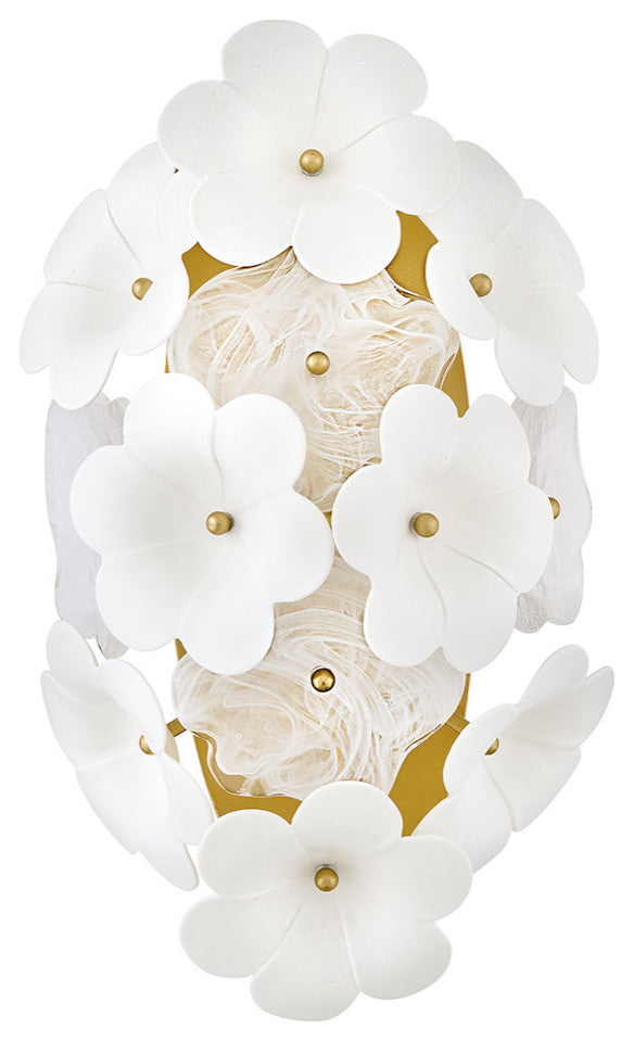 Fredrick Ramond Marianne Medium Two Light Sconce, Deluxe Gold