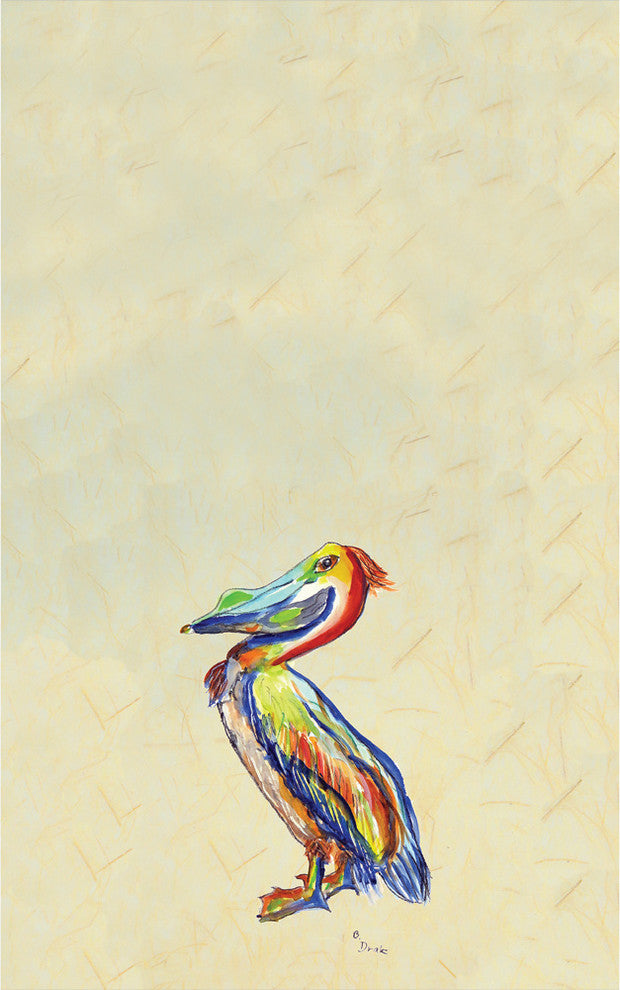 Betsy Drake Sylvester Pelican Beach Towel