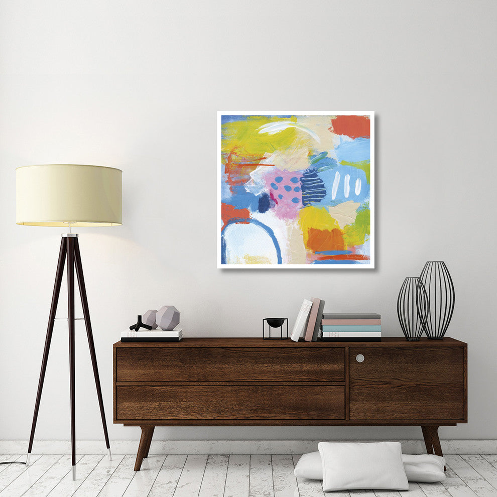 "Cheerful II" Digital Paper Print by Farida Zaman, 38"x38"