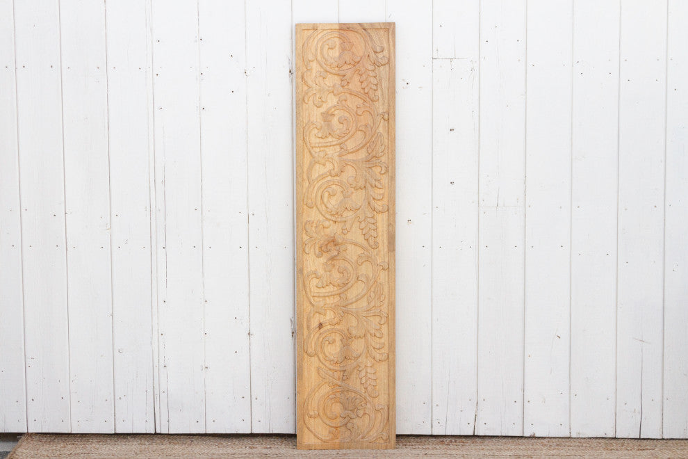 Reclaimed Wood French Colonial Carving