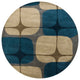 Kathryn Doherty Contemporary Area Rug, 7'9" Round