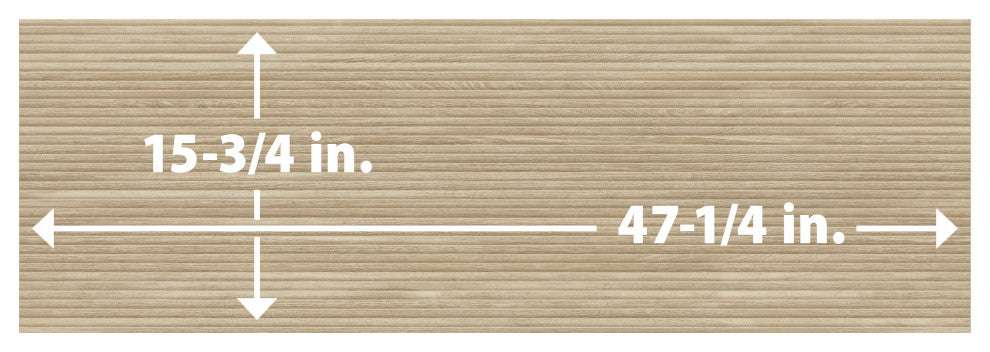 Larchwood Alder Fluted Ceramic Wall Tile