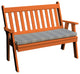 Poly Traditional English Garden Bench, Orange, 5 Foot