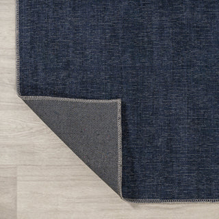 Linja Solid Centre Stripe Machine-Washable Area Rug, 9 X 12