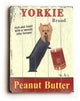 "Yorkie Peanut Butter", Planked Wood Wall Decor By Ken Bailey, 25"x34"
