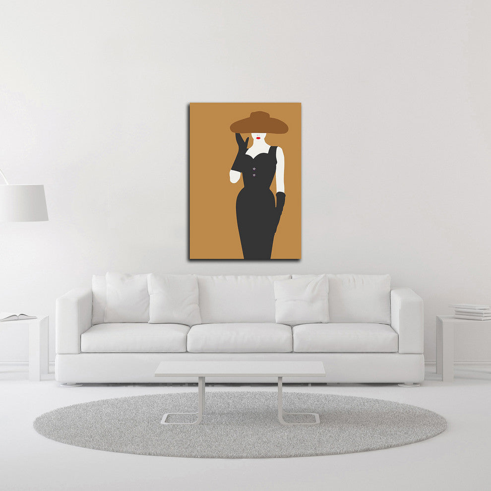 Lady No. 16 by Sean Salvadori, Print on Canvas, 30"x42"