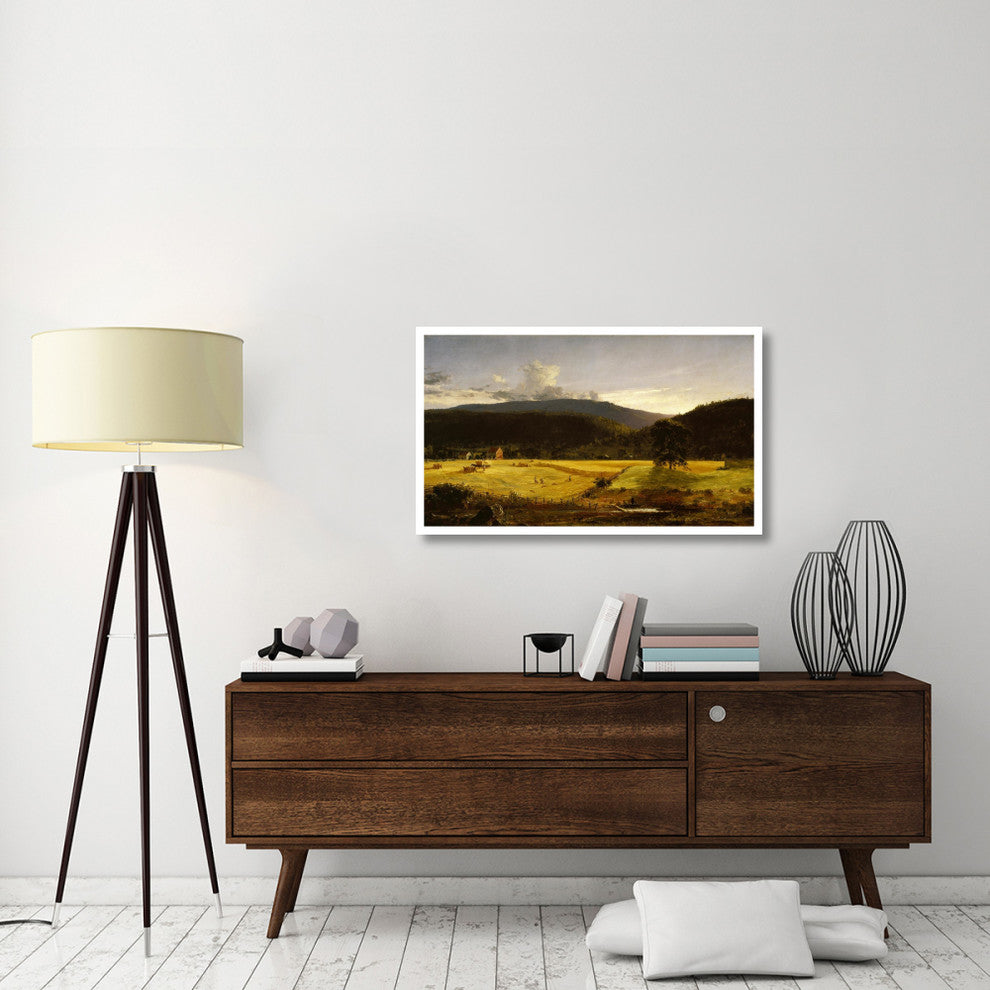 "Bareford Mountains, West Milford, New Jersey, 1850" Paper Art, 42"x25"