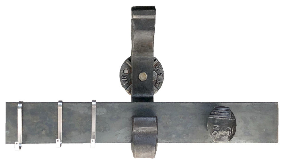 Rail Anchor Pot and Pan Rack, Wall Mounted