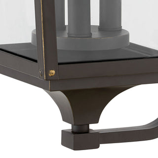 Hinkley Jaymes Large Wall Mount Lantern, Oil Rubbed Bronze