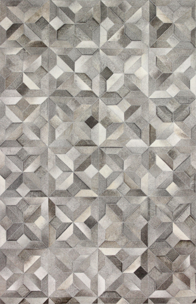 Bashian Nixon Area Rug Grey 4' X 6'