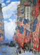 Frederick Childe Hassam The Fourth of July- 1916 Wrapped Canvas, 18"x27"