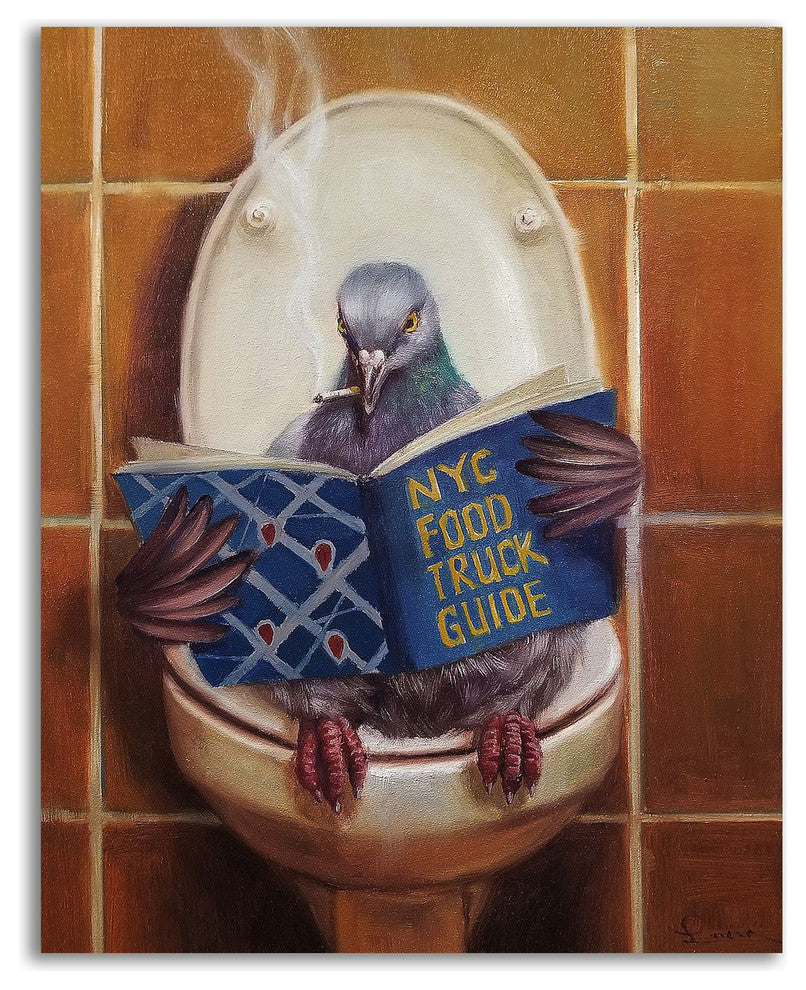 Stool Pigeon by Lucia Heffernan, Print on Canvas, Ready to Hang