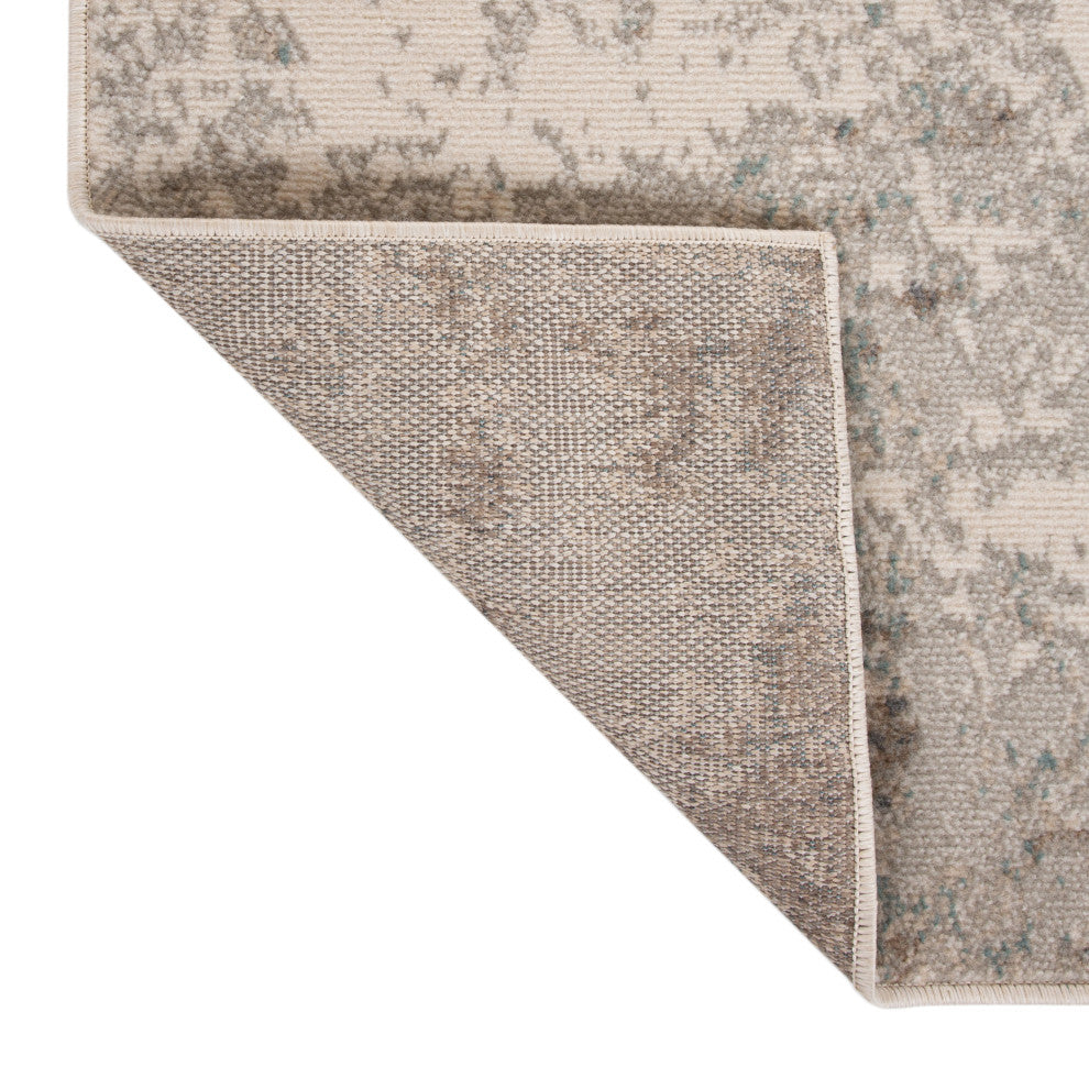 Alpine Amira Runner, Gray, 2'7" x 10', Abstract