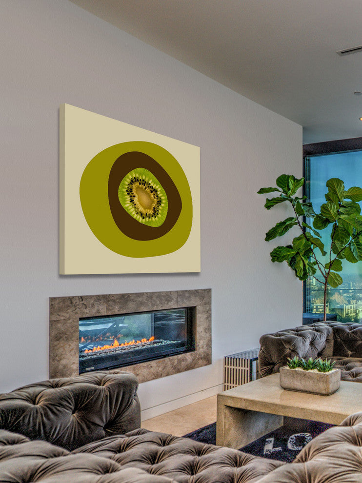 "September Kiwi" Painting Print on Canvas by Irena Orlov