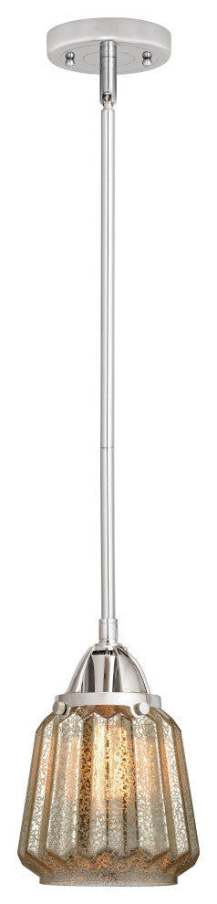 Chatham Mini Pendant, Polished Chrome, Mercury, Mercury
