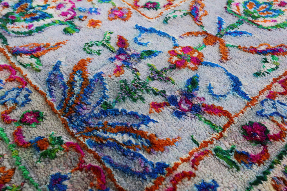 8' 11" X 12' 2" Persian Ziegler Handmade Wool & Silk Rug - Q13719