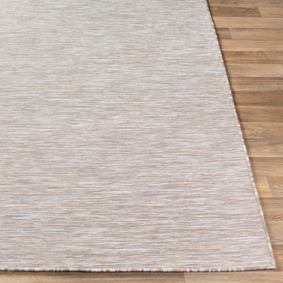 Surya Pasadena PSA-2301 6'7"x9' Rug, Camel/Medium Gray/Light Gray